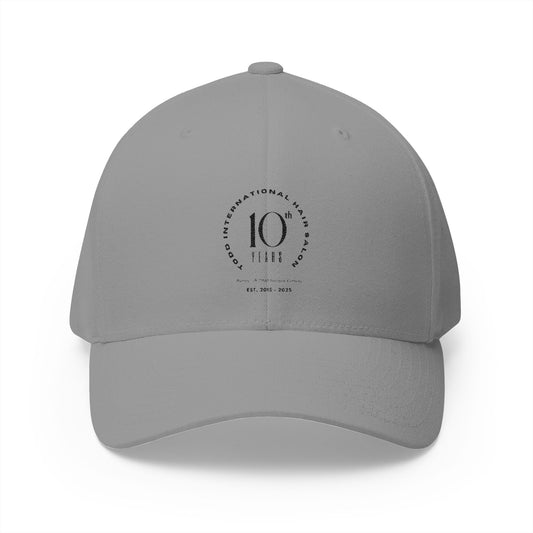 Custom Embroidered Anniversary Cap - Todd International Hair Salon 10th Anniversary
