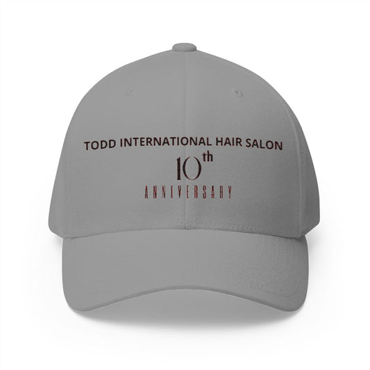 Custom Embroidered Anniversary Cap - Todd International Hair Salon 10th Anniversary