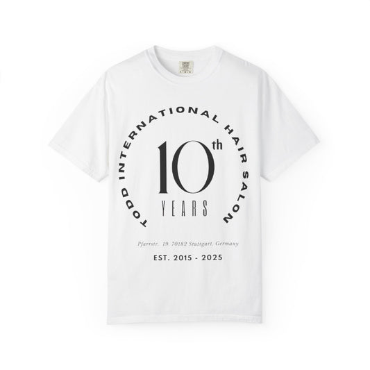 Anniversary Celebration T-Shirt - Commemorate 10 Years of Style