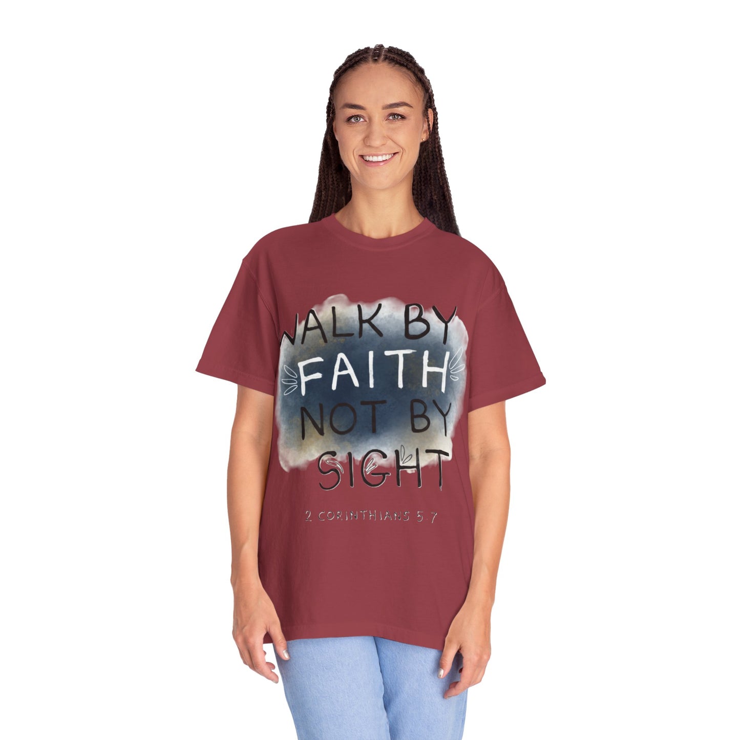 2 Corinthians 5:7 Walk in Faith Unisex T-Shirt