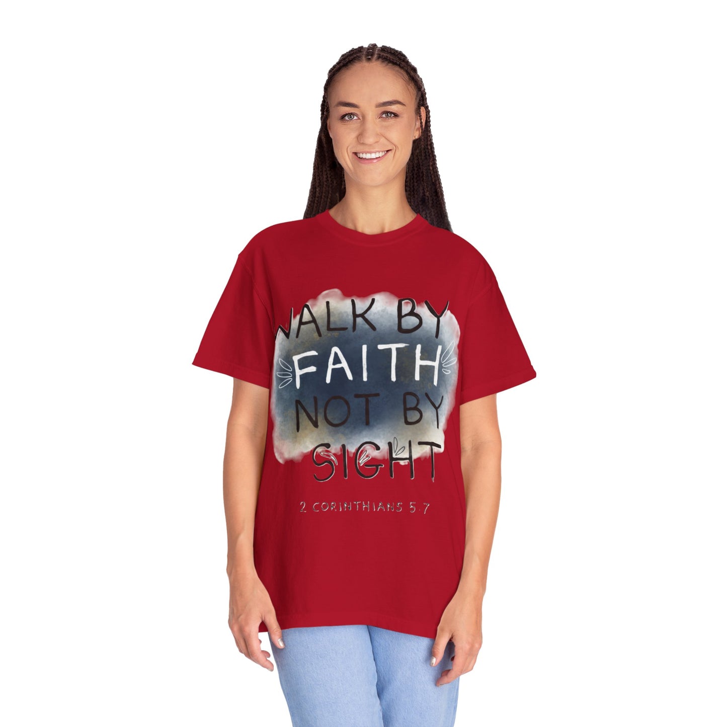 2 Corinthians 5:7 Walk in Faith Unisex T-Shirt