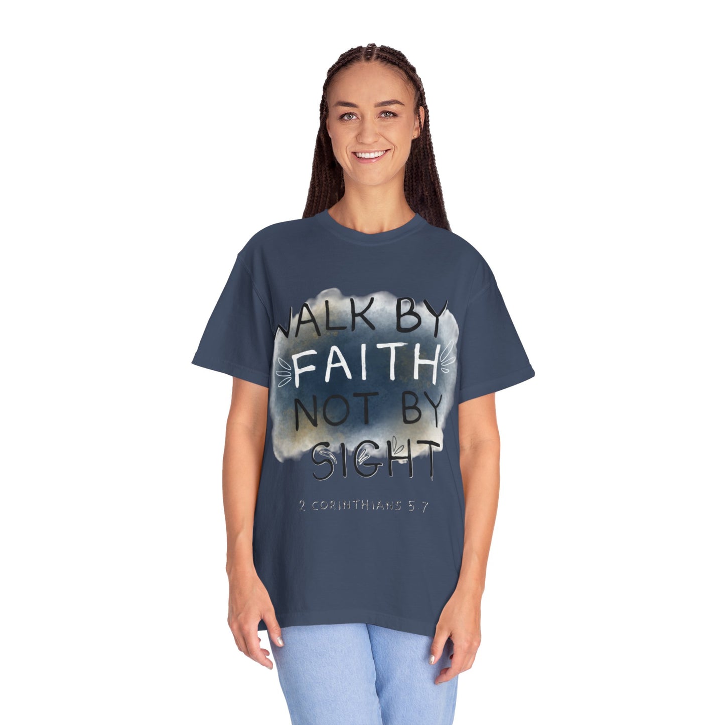 2 Corinthians 5:7 Walk in Faith Unisex T-Shirt