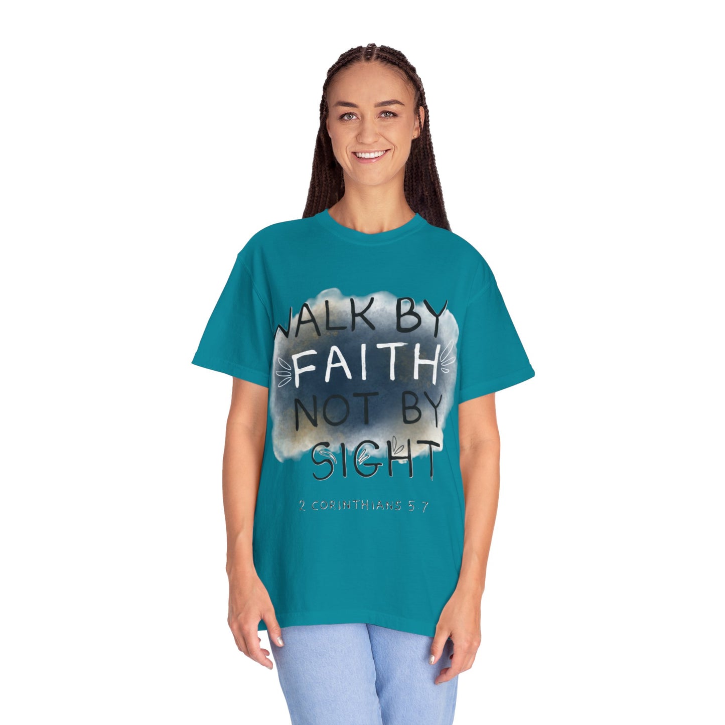 2 Corinthians 5:7 Walk in Faith Unisex T-Shirt